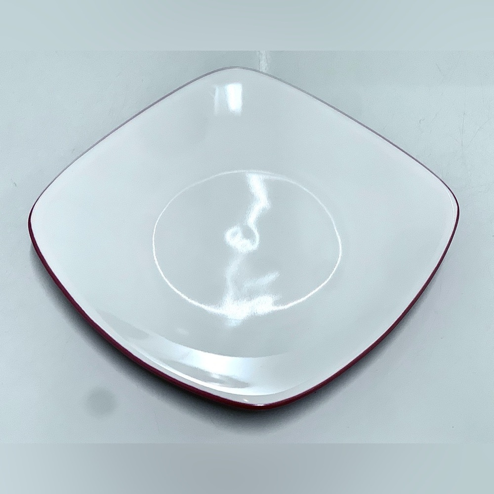 Noritake Raspberry Colorwave Two Tone Square Salad Plate - Picture 5 of 13